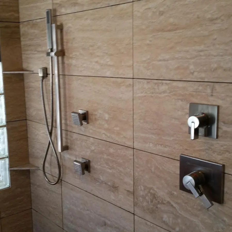 Shower fixture installation for Water Heater Replacement in Webb City